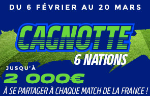 Cagnotte 6 nations
